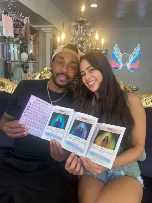 Couple Aura Photography Los Angeles with Aura Readings - Hollywood Aura Photography
