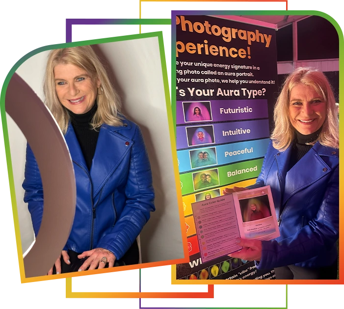 Mobile aura photography for events activation for a tech summit in San Francisco.