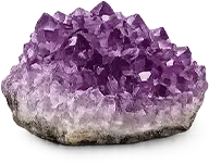 Amethyst crystal for purchase at Hollywood Aura Photography Melrose Avenue Los Angeles