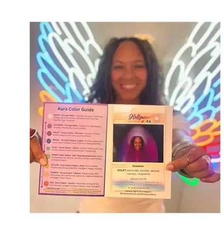 Aura Photo and Aura Reading at Hollywood Aura Photography on Melrose Avenue Los Angeles California