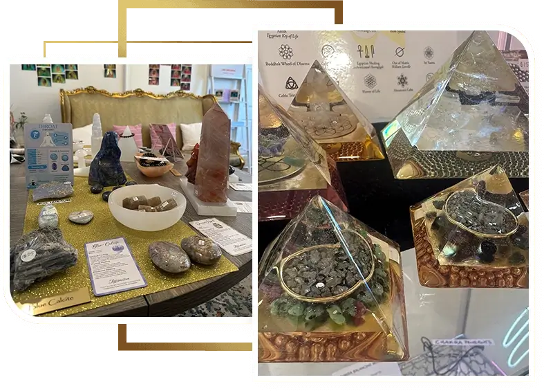 Curated crystals for sale at our Melrose avenue crystal store - Hollywood Aura Photography Los Angeles California